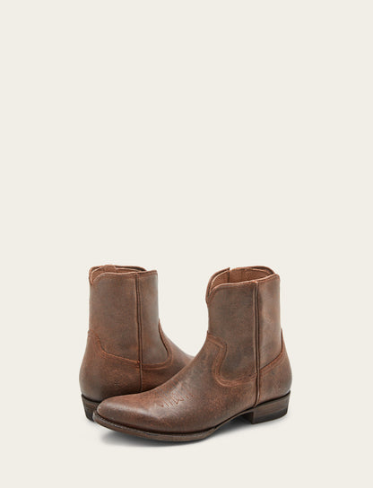 Men's Brown Austin Inside Zip Boots