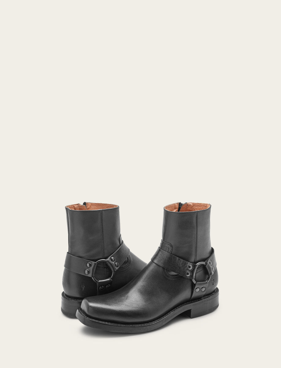 Men's Black Conway Harness Moto Boot
