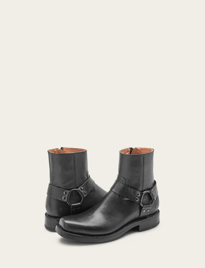 Men's Black Conway Harness Moto Boot