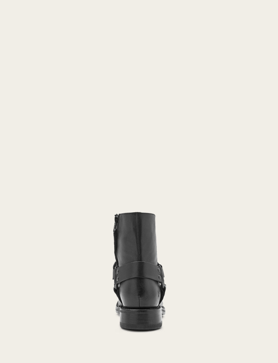 Men's Black Conway Harness Moto Boot