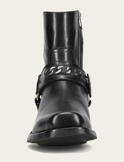 Men's Black Conway Chain Harness Boot