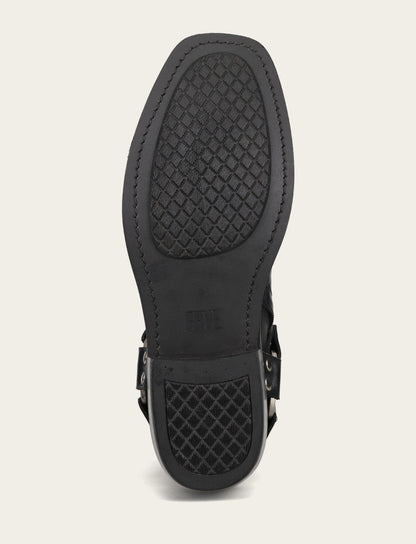 Men's Black Conway Chain Harness Boot