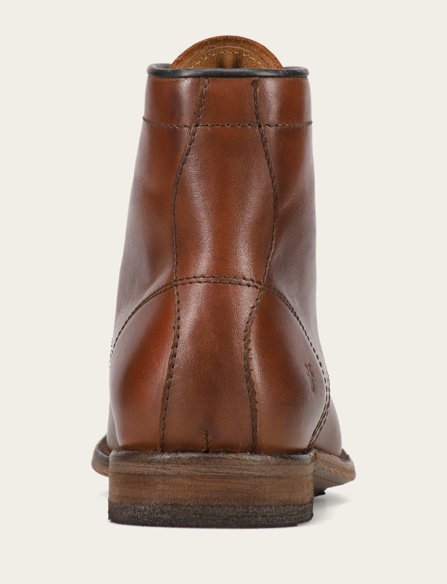 Men's Cognac Tyler Flex Lace Up Boots