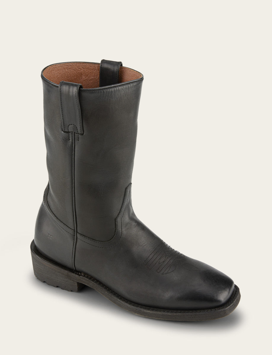 Men's Black Nash Roper Western Boots