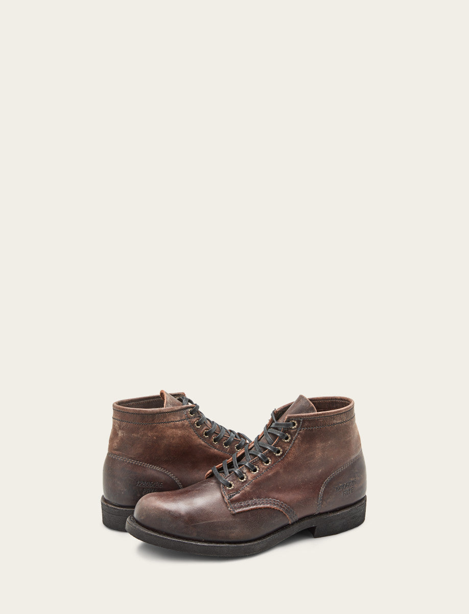 Men's Dark Brown Prison Boots