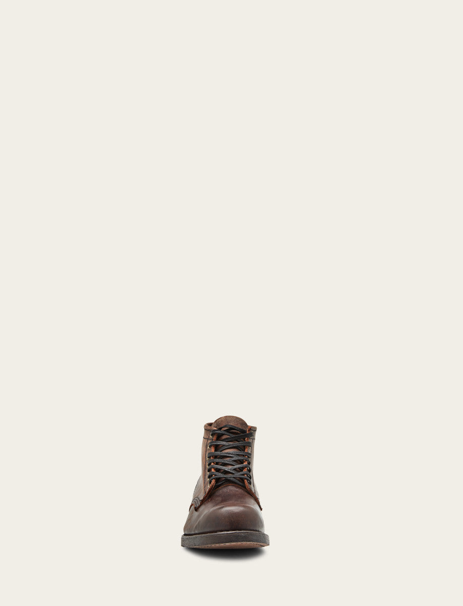 Men's Dark Brown Prison Boots