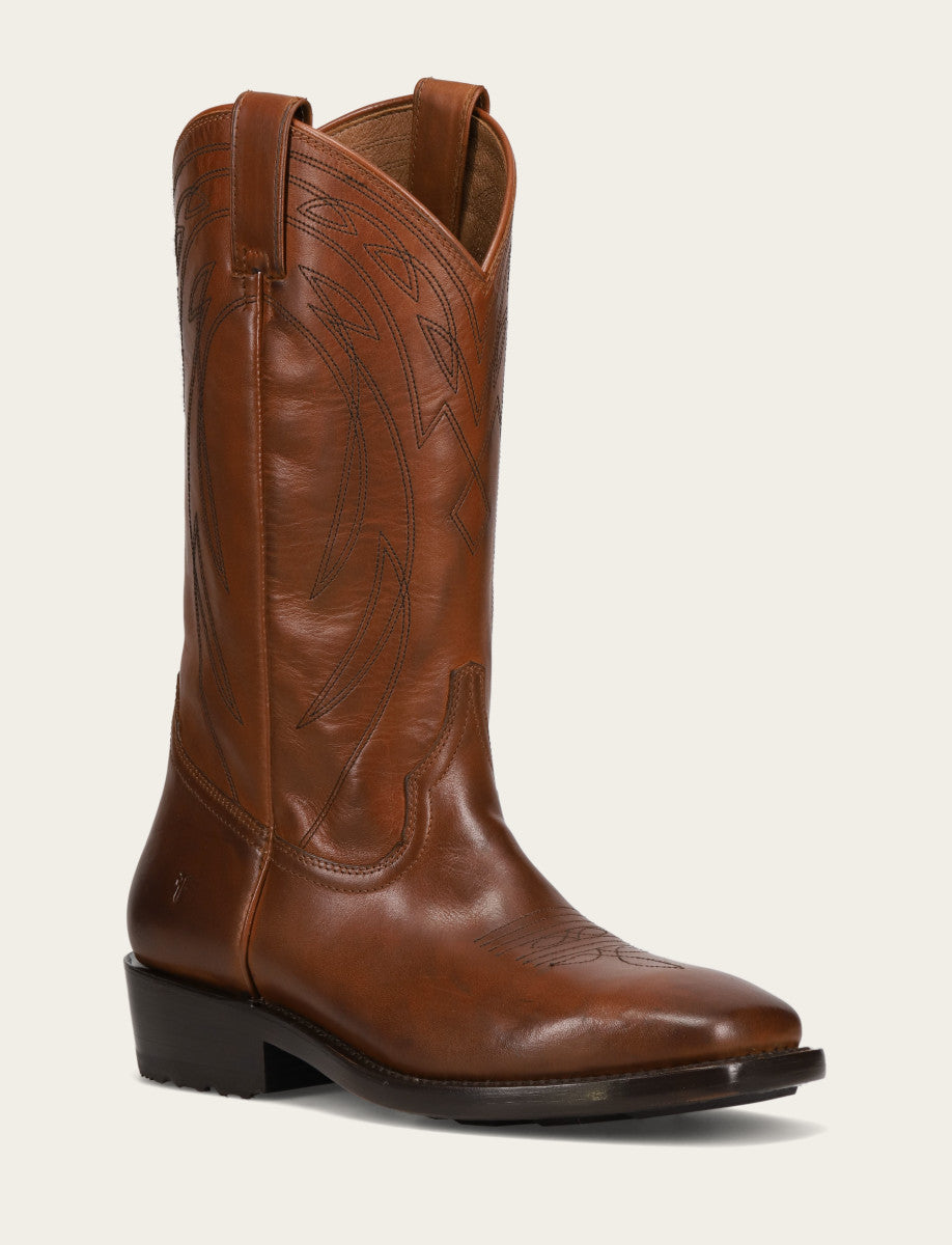 Men's Caramel Nash Deco Stitch Pull On Boots
