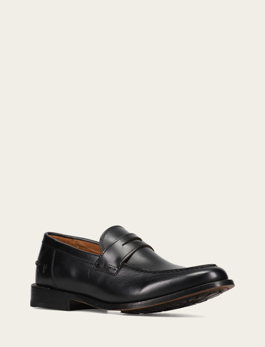 Men's Black Tyler Flex Penny Loafers