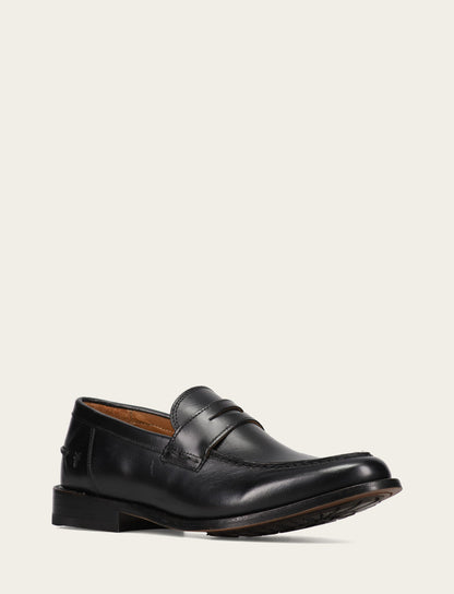 Men's Black Tyler Flex Penny Loafers