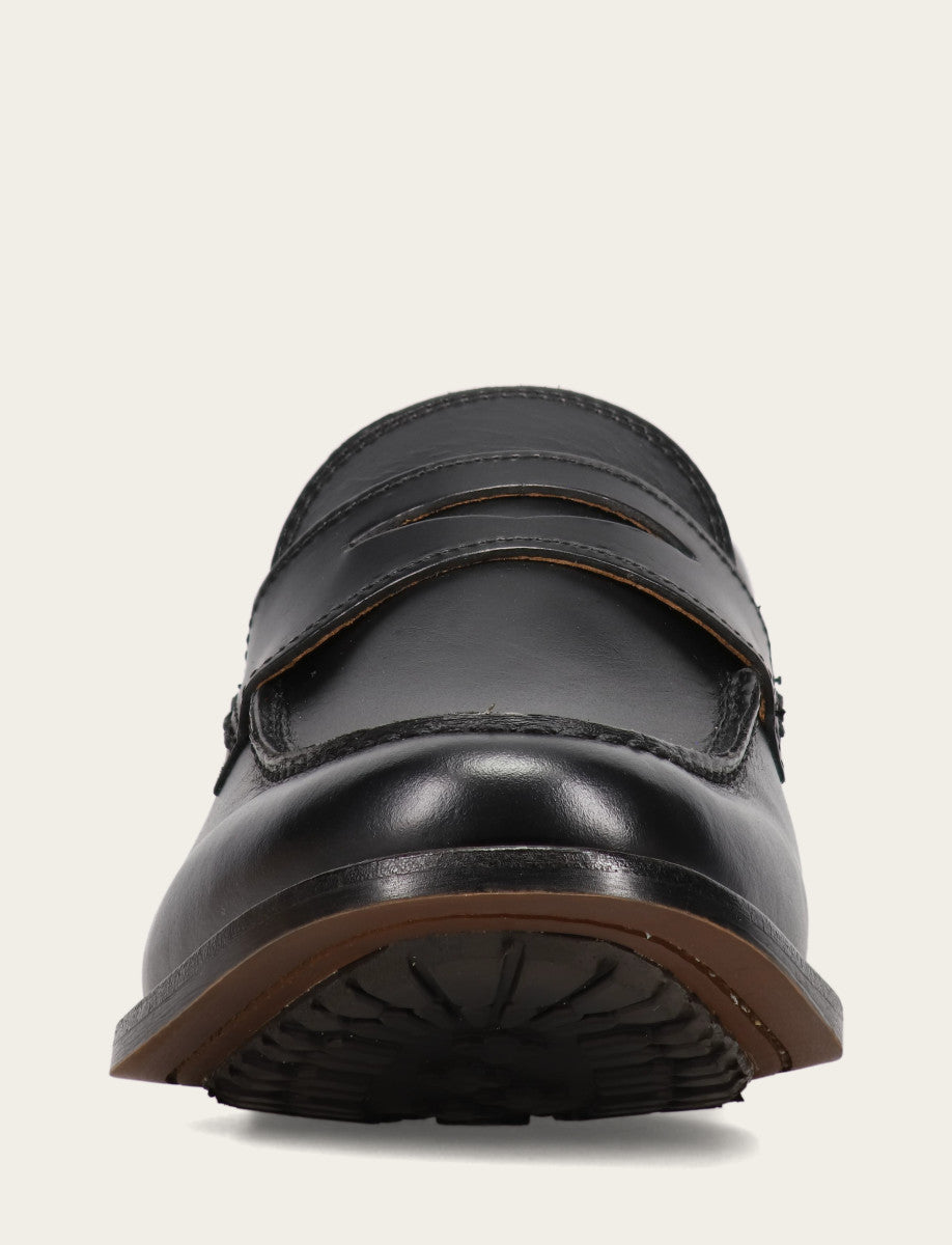 Men's Black Tyler Flex Penny Loafers