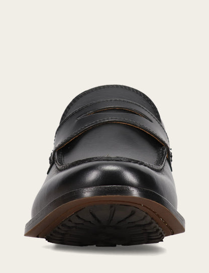 Men's Black Tyler Flex Penny Loafers