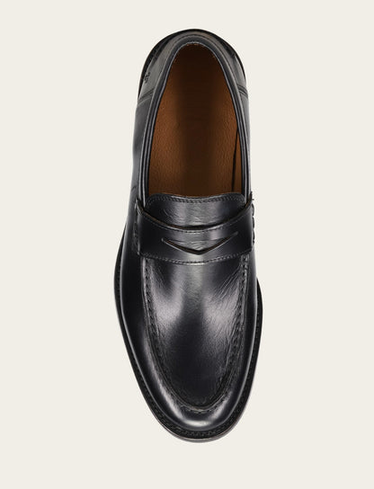 Men's Black Tyler Flex Penny Loafers