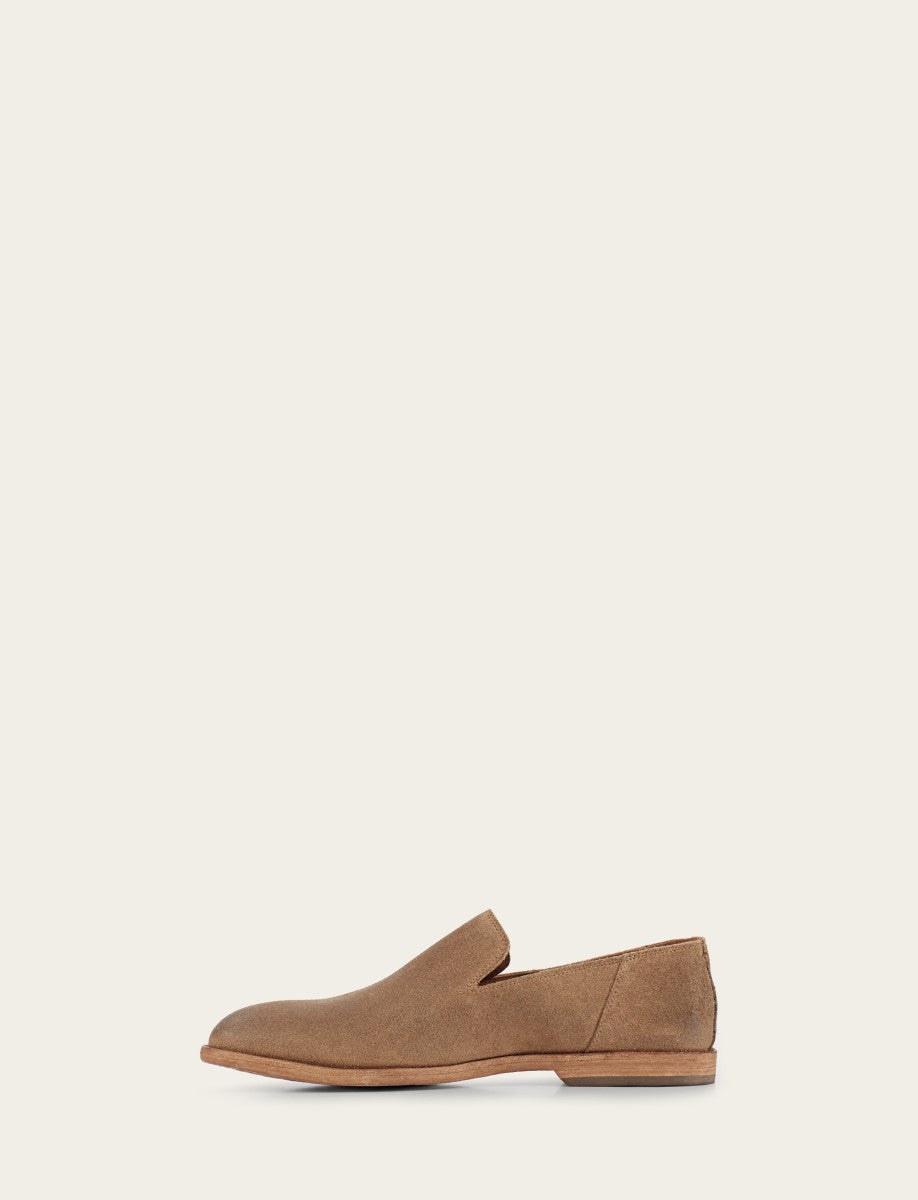 Men's Ash Waxed Suede Chris Venetian Loafers