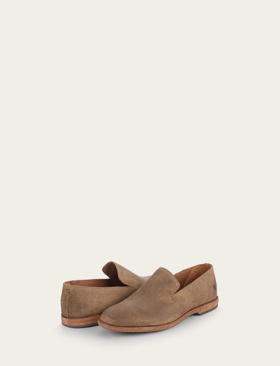 Men's Ash Waxed Suede Chris Venetian Loafers