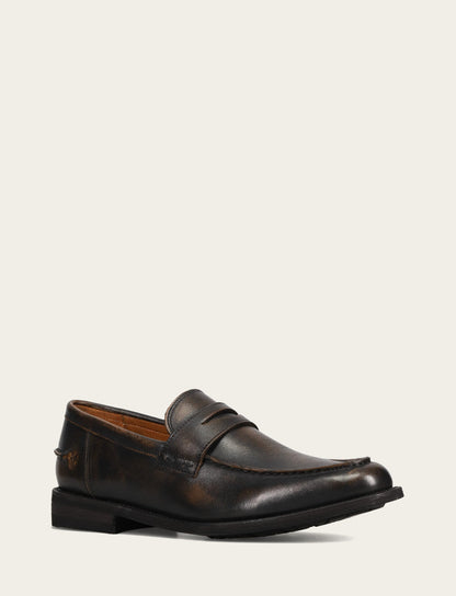 Men's Brown Brush Off Tyler Flex Penny Loafer