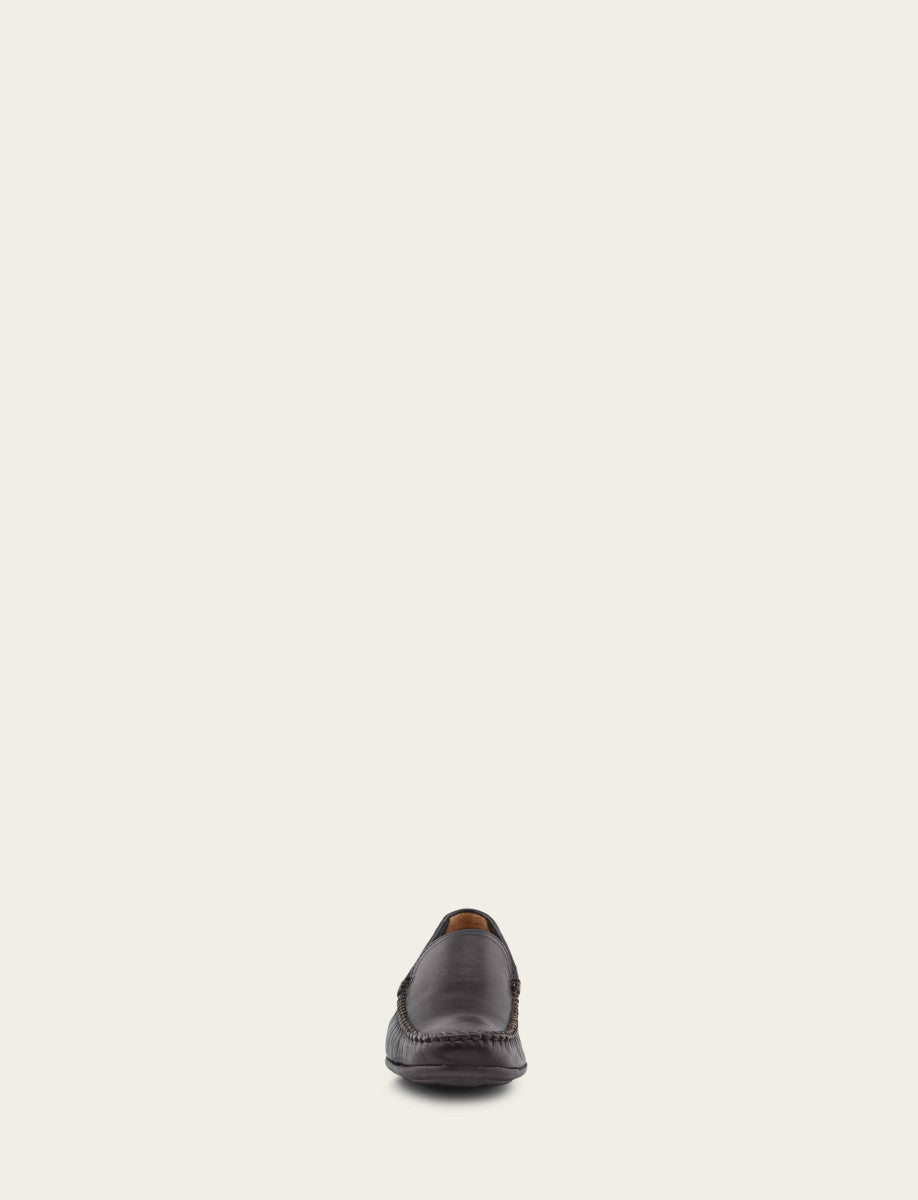 Men's Black Lewis Venetian Loafers