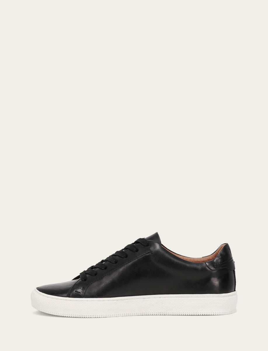Men's Black Astor Low Lace Slip On Sneakers