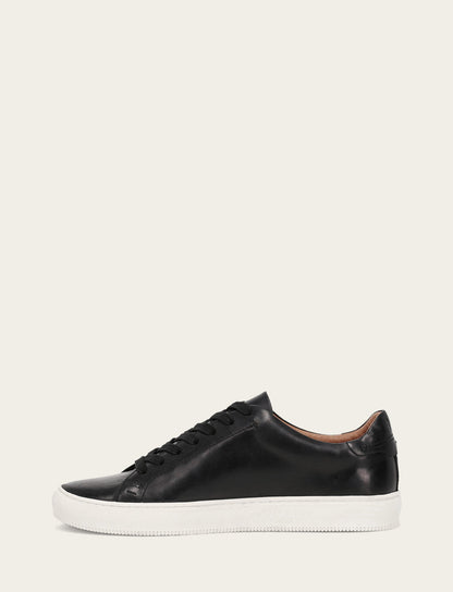 Men's Black Astor Low Lace Slip On Sneakers