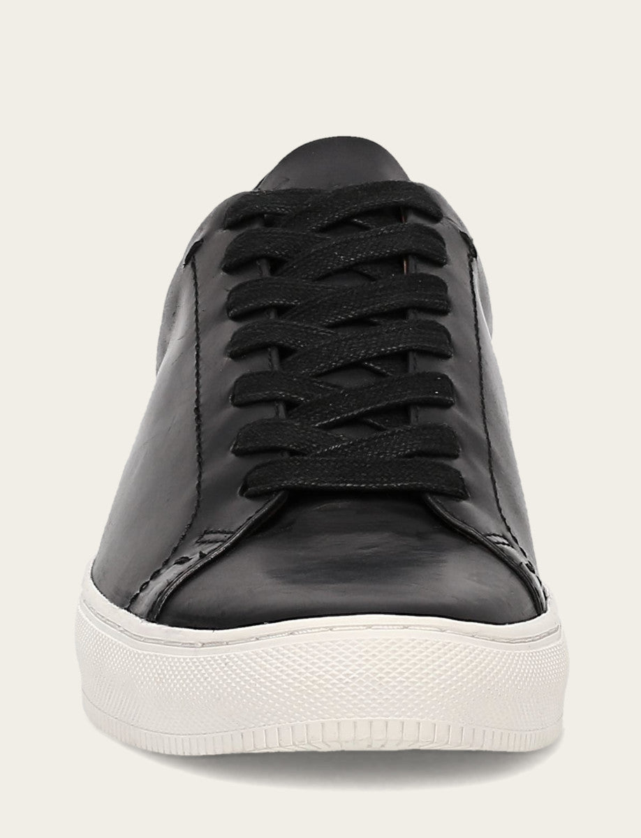 Men's Black Astor Low Lace Slip On Sneakers