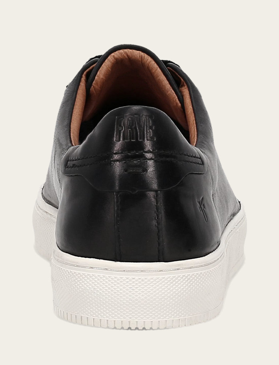 Men's Black Astor Low Lace Slip On Sneakers