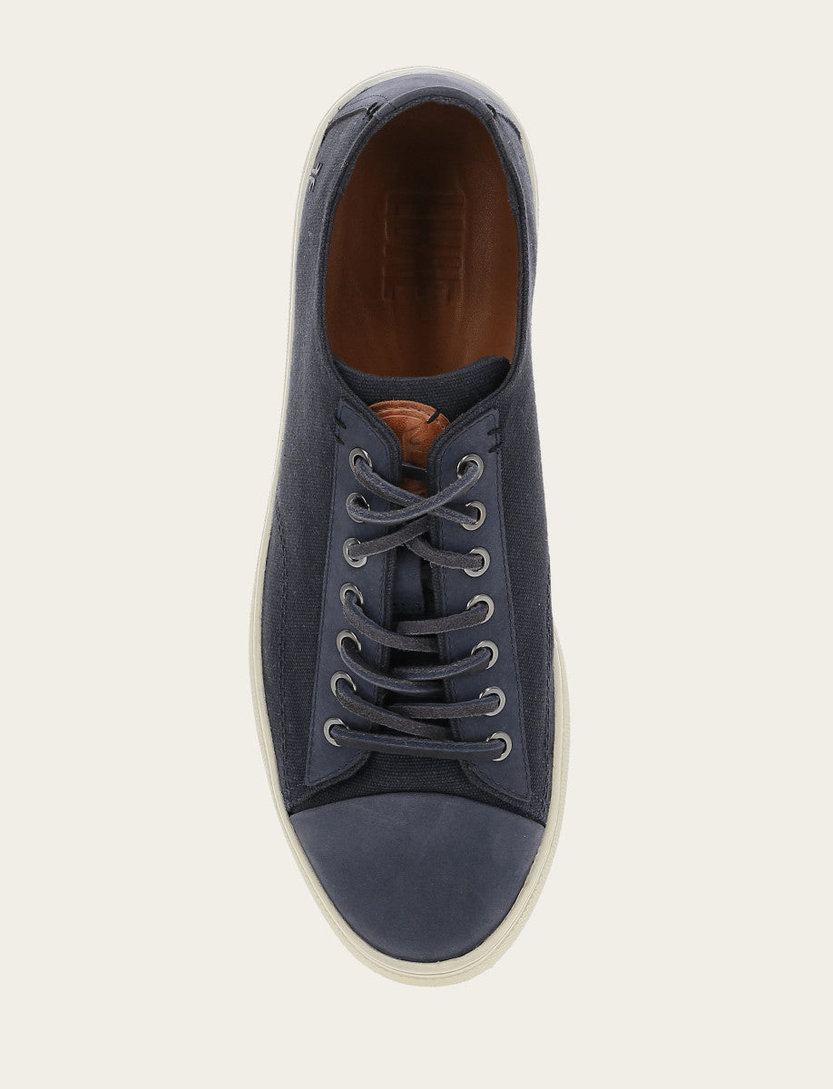 Men's Indigo Astor Cap Toe Low Lace Sneakers