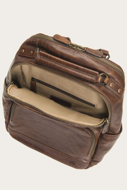 Logan Dark Brown Backpack