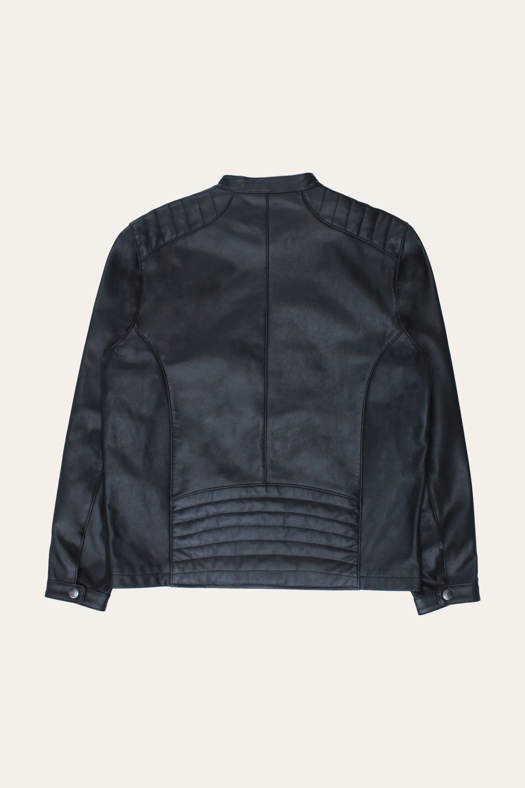 Men’s Black Pioneer Racer Leather Jacket
