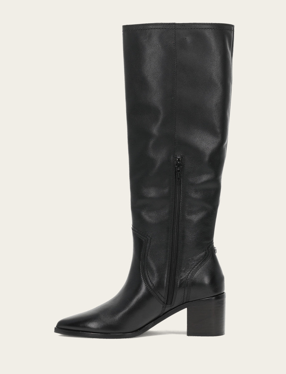 Women's Black Sadie Softy Tall Booties