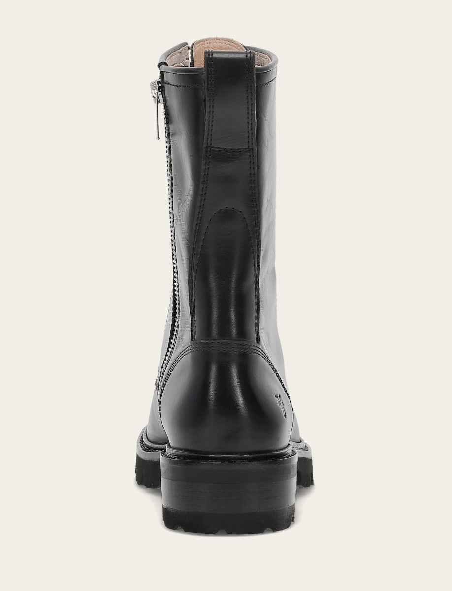 Women's Black Olivia Combat Boots