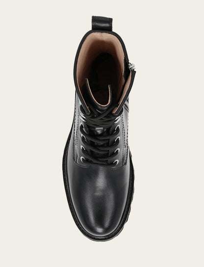 Women's Black Olivia Combat Boots