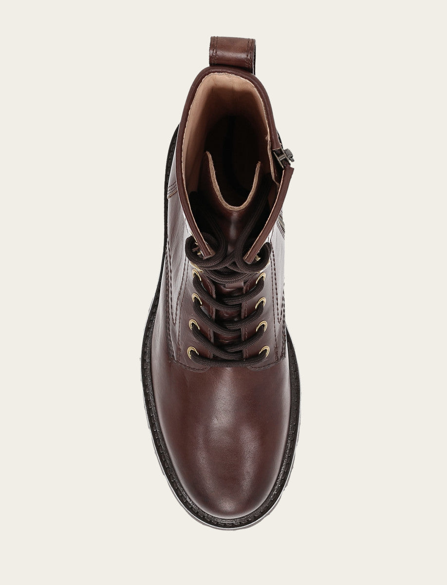 Women's Bourbon Olivia Combat Boots
