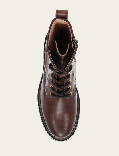 Women's Bourbon Olivia Combat Boots