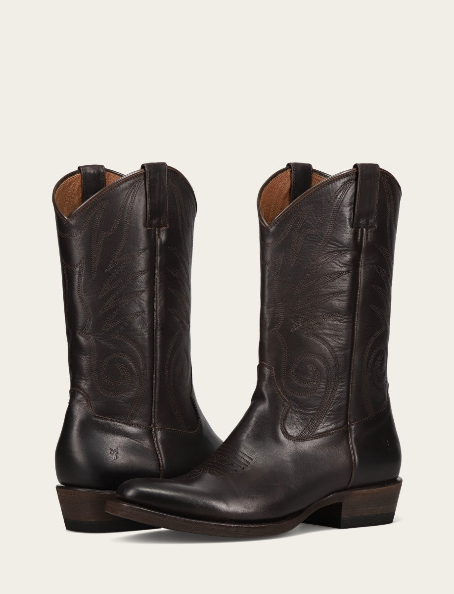 Men's Chocolate Grady Vintage Stitch Western Boots