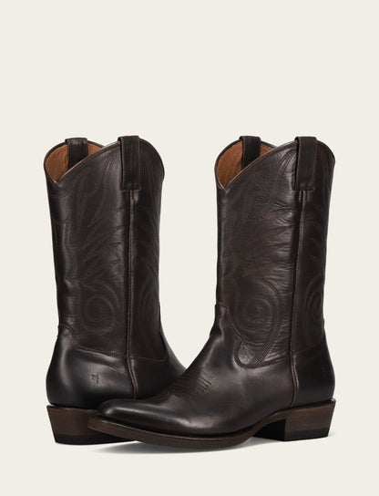 Men's Chocolate Grady Vintage Stitch Western Boots